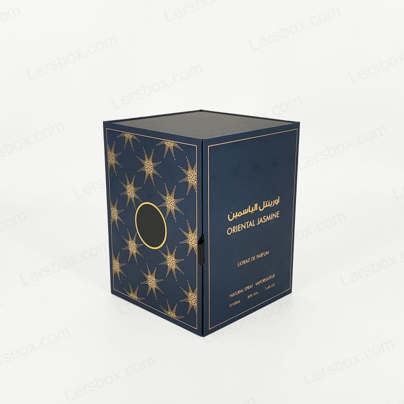 Luxuria rigidum unguentum arca cum Custom Aurum Foil logo et elegans Eva Tray HP002