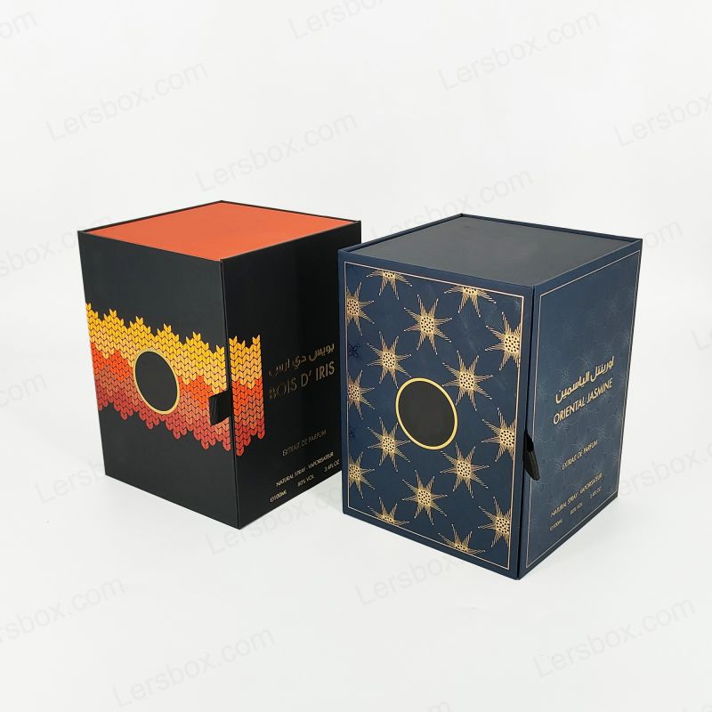 Luxuria rigidum unguentum arca cum Custom Aurum Foil logo et elegans Eva Tray HP002