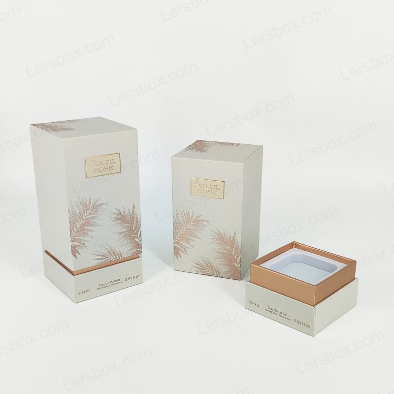 Handcrafted unguentum Gift Box Cum Aurum Foil Branding et Eva spuma Cushion HP003