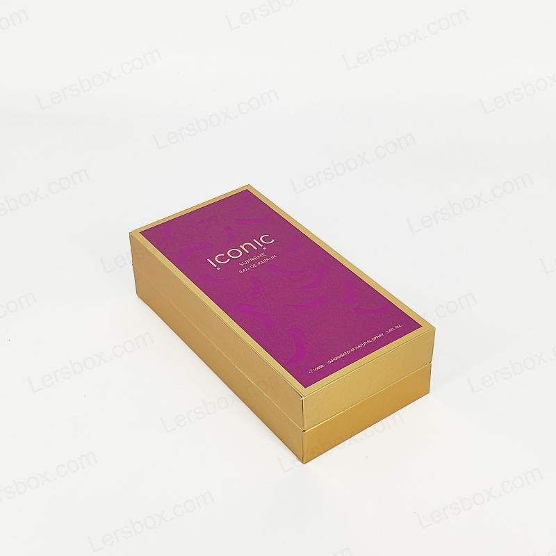 Elegans aurum ffoyle notatur unguentum arca cum Eva Tray et Handcrafted rigido Design HP014