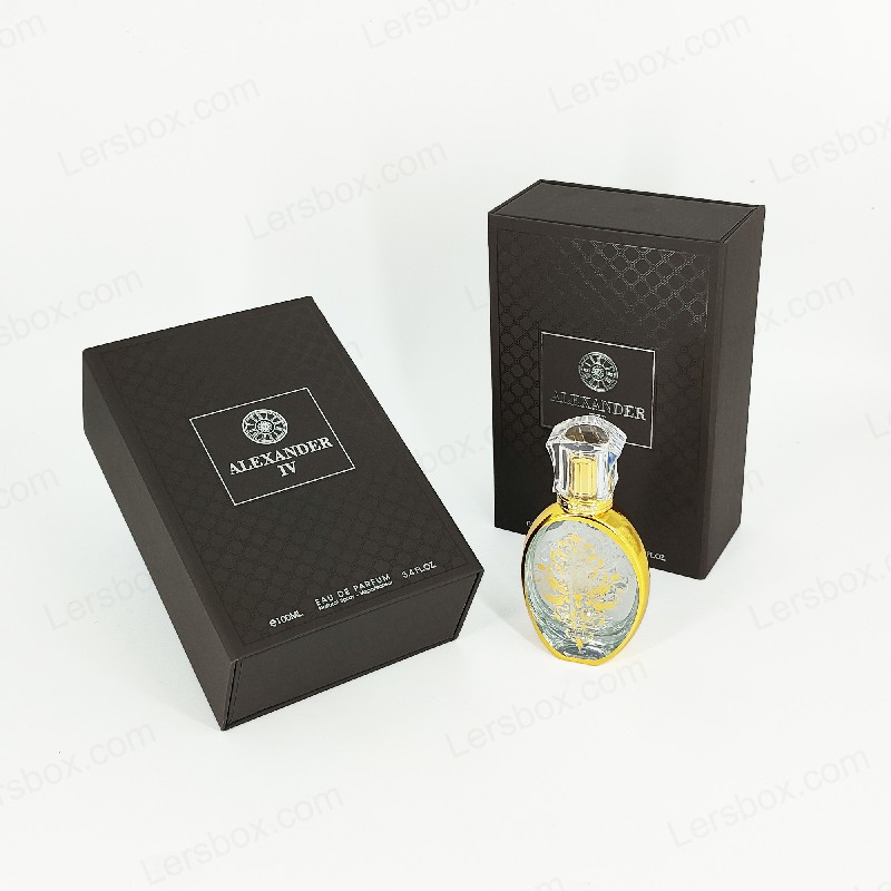 Aurum ffoyle-stamped unguentum arca cum rigida operculo et EVA inserere pro Luxuriosi Presentation HP021