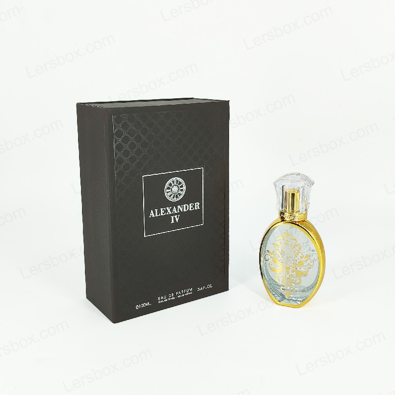 Aurum ffoyle-stamped unguentum arca cum rigida operculo et EVA inserere pro Luxuriosi Presentation HP021