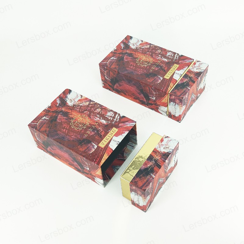 Aurum ffoyle unguentum arca cum Eva spumam lining et rigidum basi pro premium packaging HP023