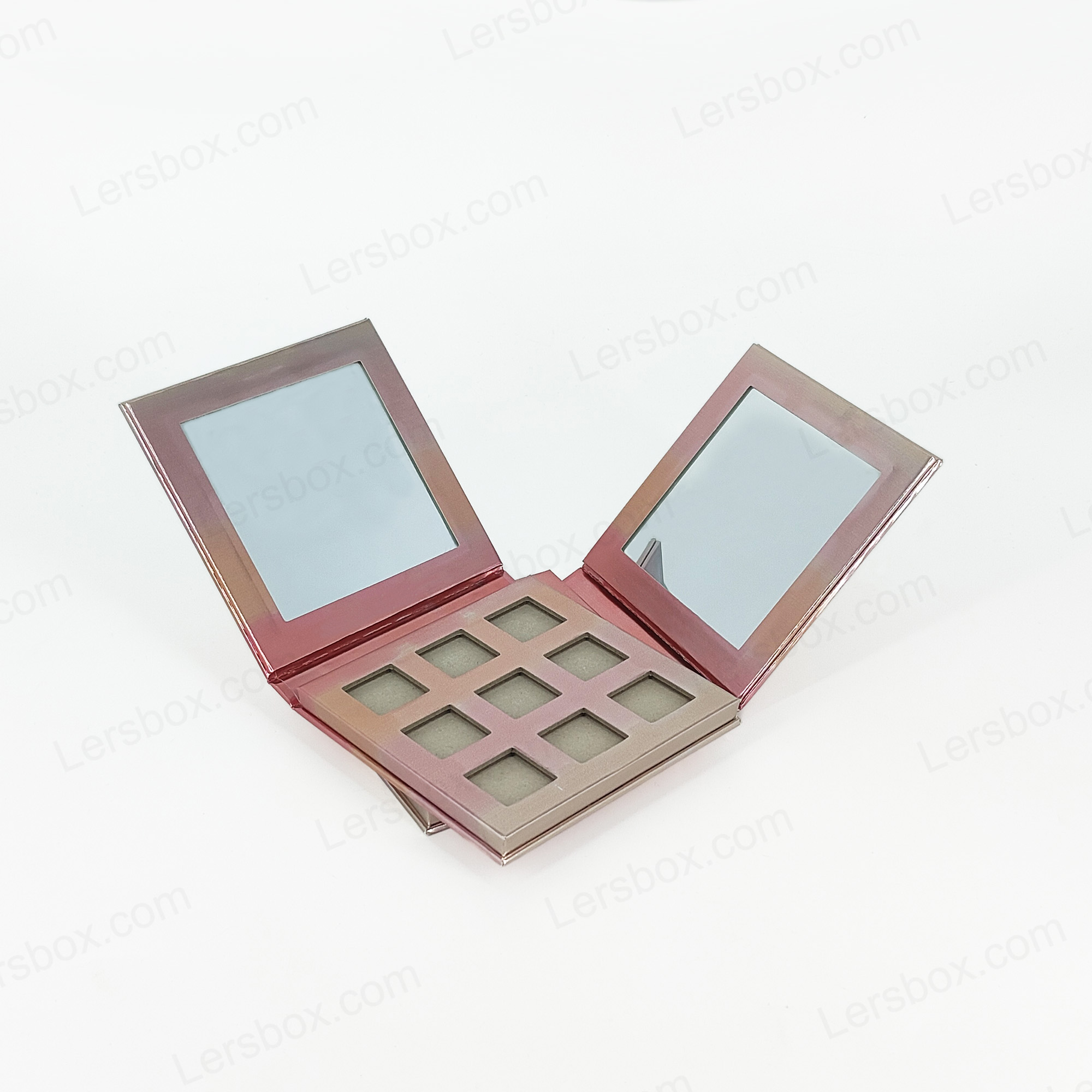 Custom Logo Cosmetics Pan Pink Forme Erubesce premissos pulveris vegan rutrum maquillaje privata Label erubescere palette palette003