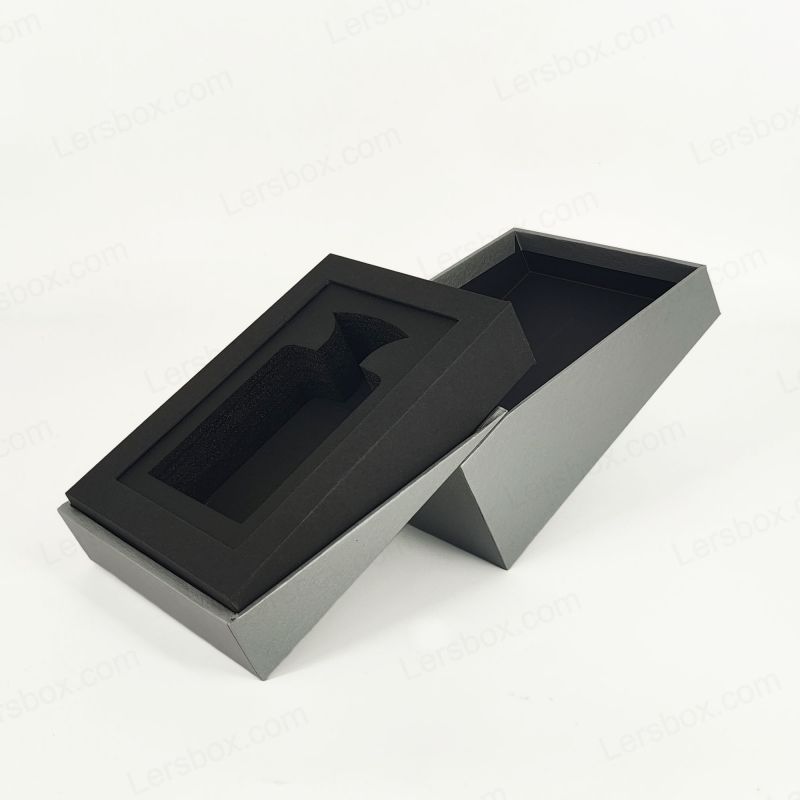 Luxuria Aurum Foil unguentum arca cum Eva spumam Tray et elegans operculo Base HP025