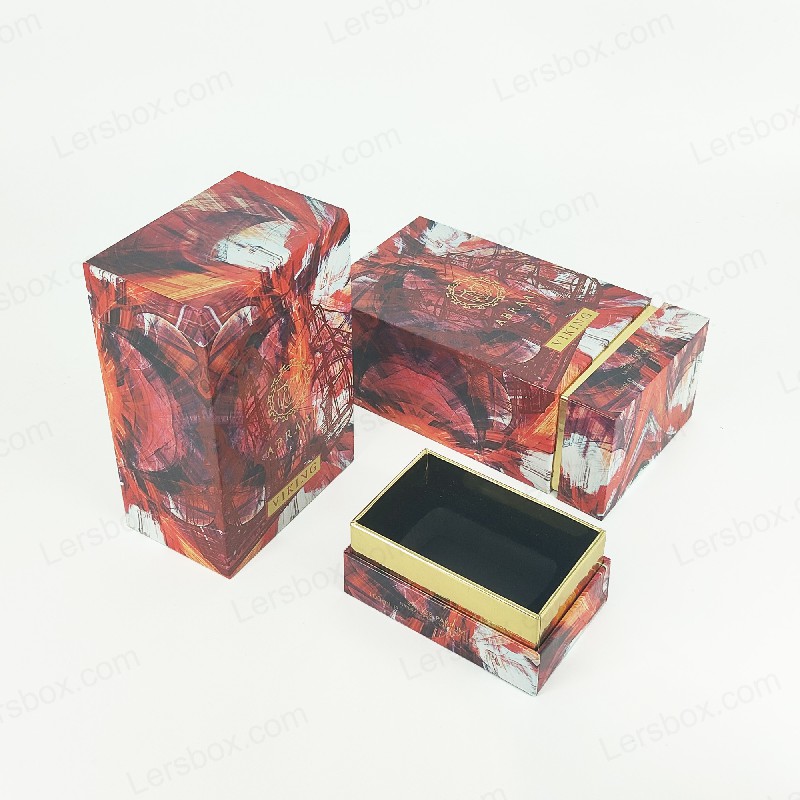 Aurum ffoyle unguentum arca cum Eva spumam lining et rigidum basi pro premium packaging HP023