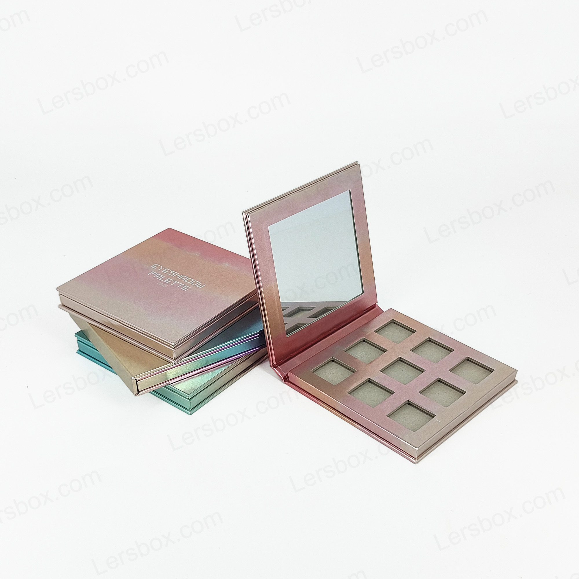Custom Logo Cosmetics Pan Pink Forme Erubesce premissos pulveris vegan rutrum maquillaje privata Label erubescere palette palette003