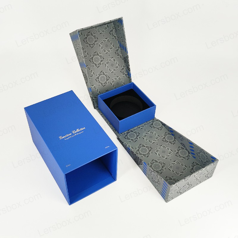 Premium aurum ffoyle unguentum arca cum Eva spumam Tray et fortis operculo et basi consilio HP029