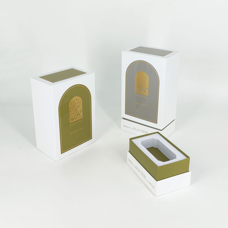 Aurum Foil Cecoriensi unguentum arca cum Eva Tray, rigida basi et nitidum lid Design HP031